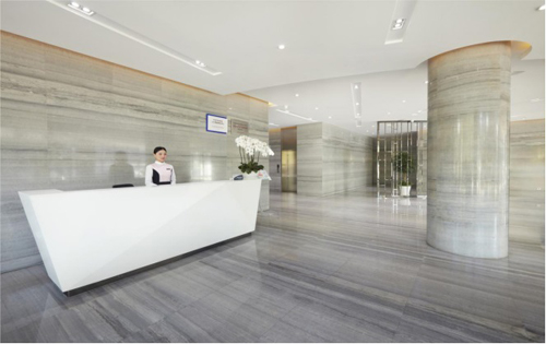 建金中心大堂 